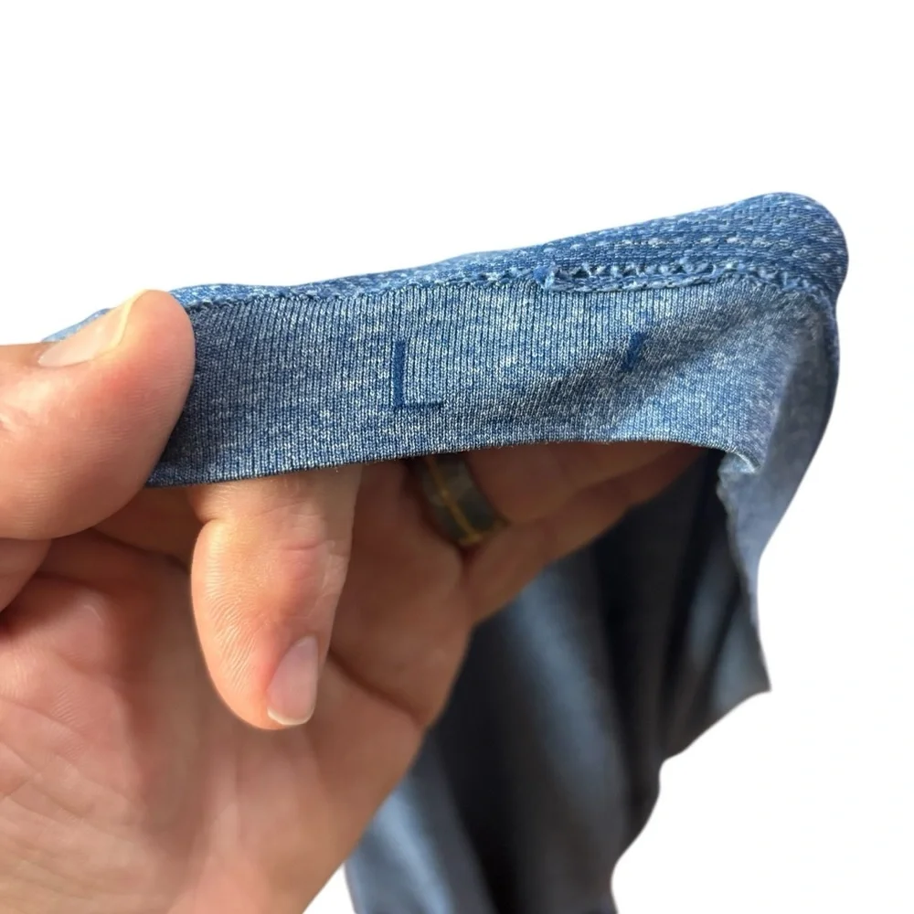 Lululemon Metal Vent Tech Long Sleeve in Heather Blue – Men’s Sz L - Picture 6 of 12